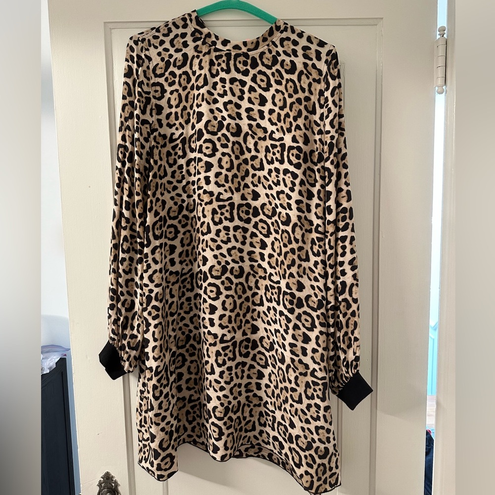 ATM Size L leopard dress